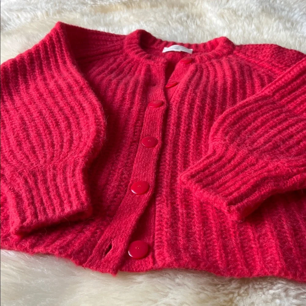 Sezane Emile Cardigan Red - Size XS - Picture 4 of 8